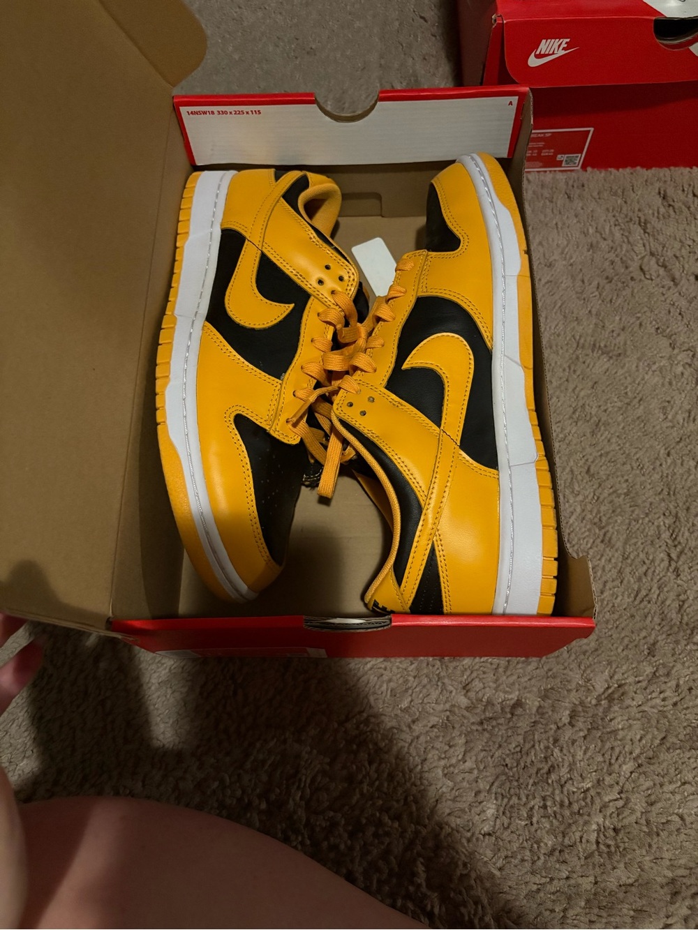 Nike Low-Top Sneakers — Yellow/Black